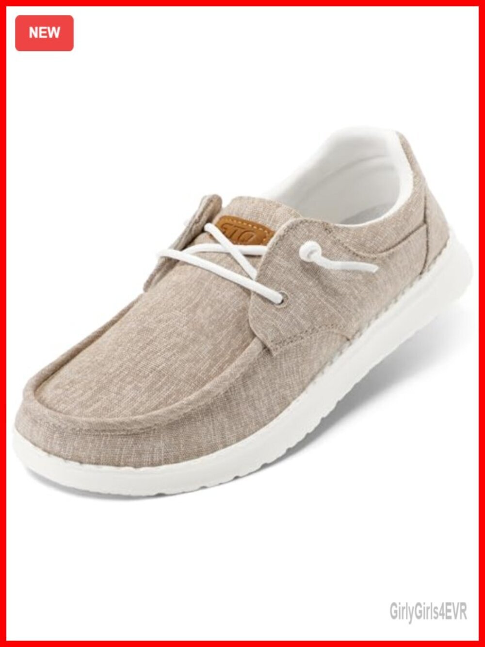 Lace up Loafers Orthopedic Comfort Boat Shoes with Arch Support Plantar